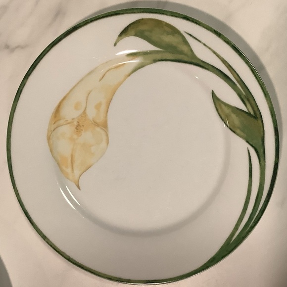 Pier 1 Imports Blooms Dessert Luncheon Salad Plate Farmhouse Country - Picture 3 of 9